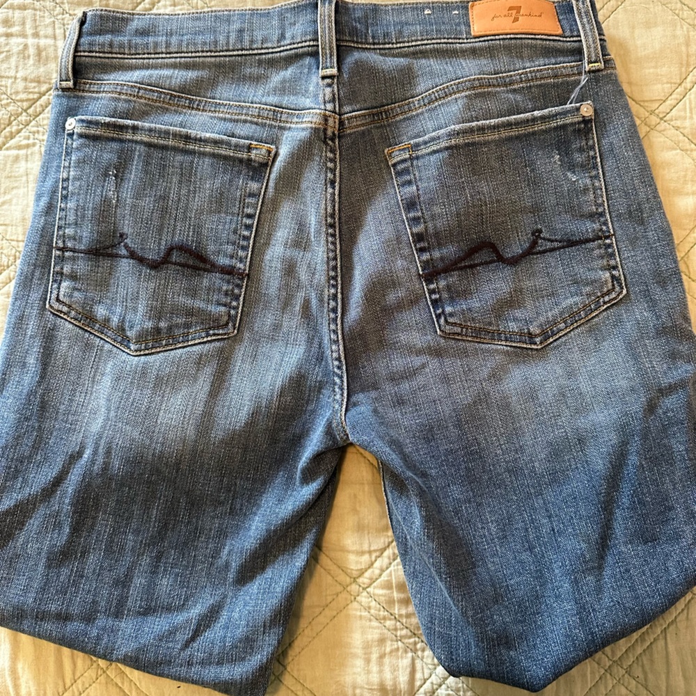 7 for all mankind straight leg jeans